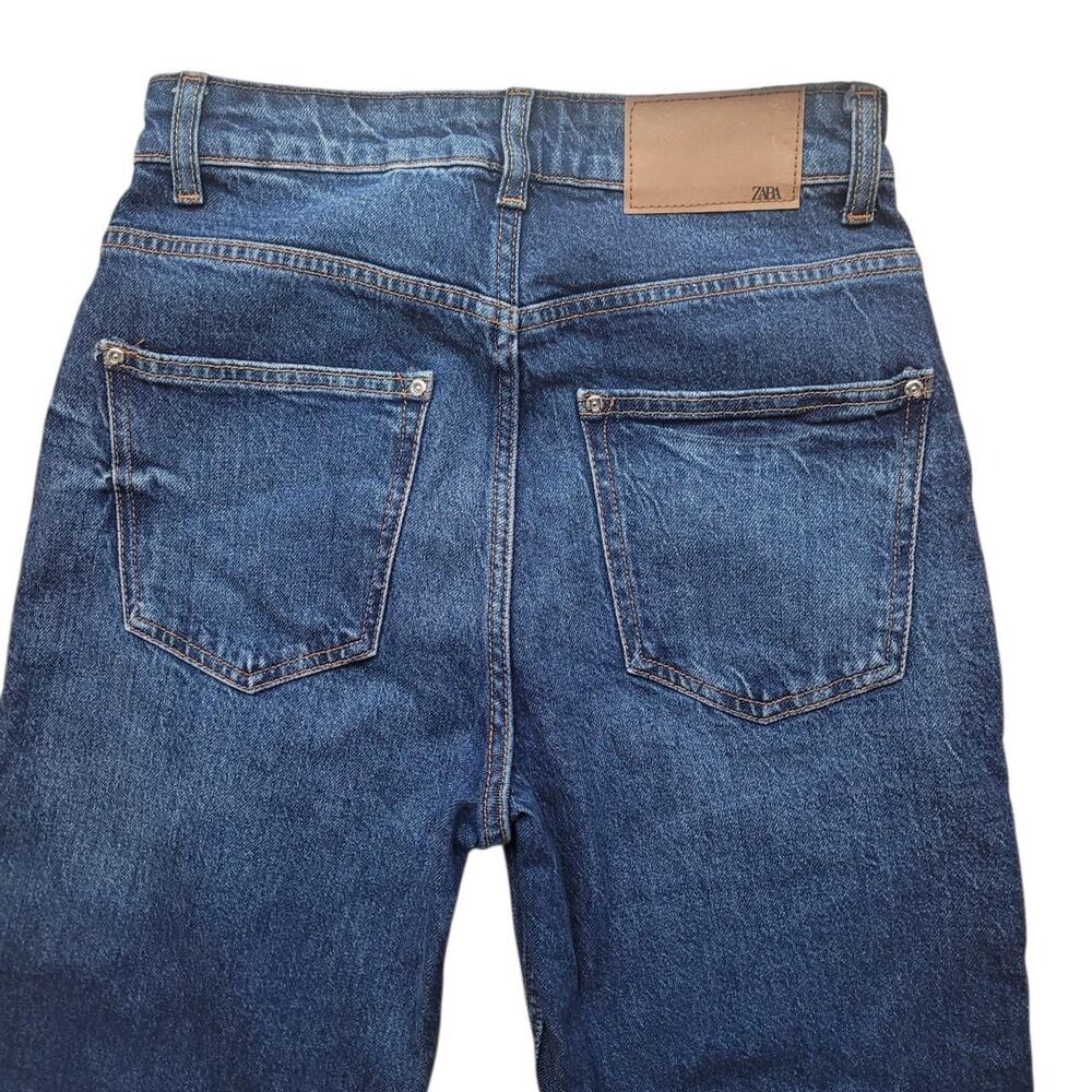 Zara Straight Leg Jeans Size 4 - Picture 6 of 7
